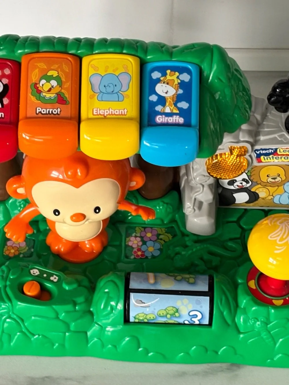 Vtech Learn & Dance Interactive Zoo Music Monkey Toddler Animal Toy Tested WORKS